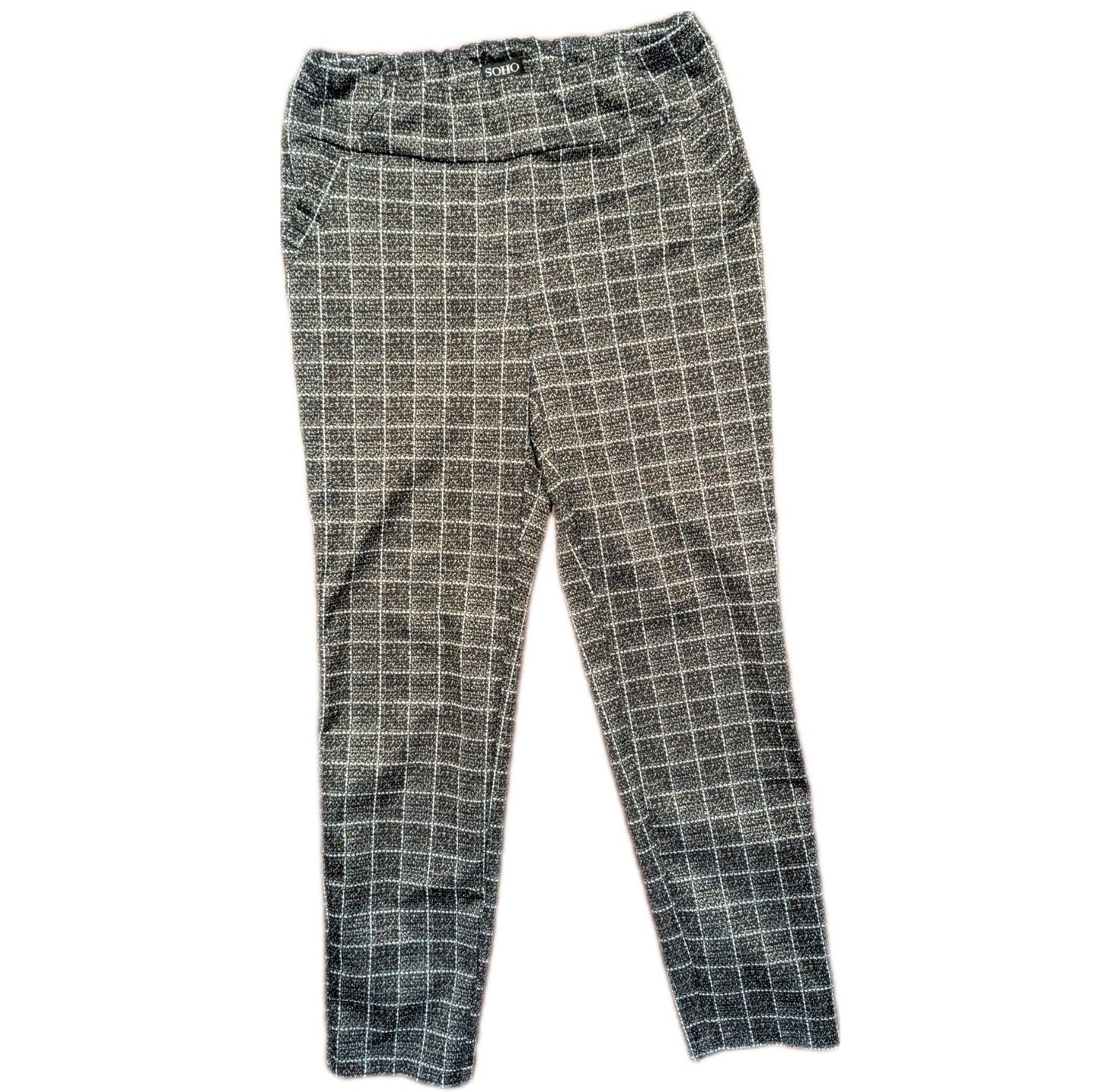 SOHO Black and White checkered dress pants